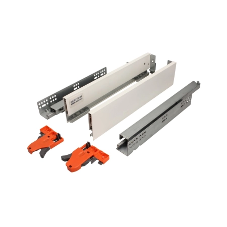 GametBOX niski szary/biały 21, wysokość 100 mm, głębokość 450 mm